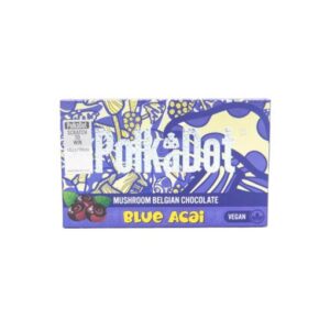 Polkadot Blue Acai Chocolate, Polkadot Blue Acai Bar, Polkadot Blue Acai Chocolate Bar, Blue Acai Polkadot Chocolate, Polkadot Blue Acai Bar